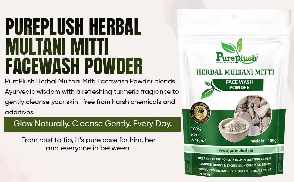 Pureplush Herbal Facewash powder